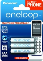 Panasonic BK-4MCCE/3DE AAA 750MAH NI-MH Eneloop bk-4mcce/3de aaa 750mah ni-mh akkumulátor kép
