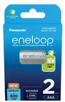 Panasonic COR_ELAKU19 Tölthető elem, aaa mikro, 2x800 mah ni-mh,  