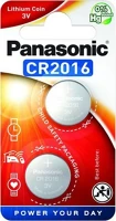 Panasonic CR-2016EL/2B Cr2016l/2bp lítium gombelem (2 db / bliszter) kép