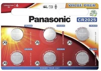 Panasonic CR-2025EL/6BP Gombelem (cr2025, 3v, lítium) 6db / csomag kép