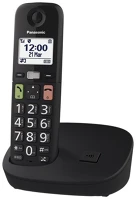 Panasonic KX-TGU110FXB Fekete dect telefon kép