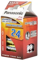 Panasonic lr03ppg-24pt / lr03ppg-24cd PANASONIC PRO POWER szupertartós elem (AAA, LR03PPG, 1.5V, alkáli) 24db /csomag