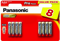 Panasonic LR03PPG-8BW Panasonic pro power aaa mikro 1.5v szupertartós alkáli elemcsomag lr03ppg-8bw