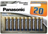 Panasonic LR6EPS/20BW Tartós elem (aa, lr6eps, 1.5v, alkáli) 20db / csomag kép