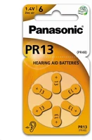 Panasonic PR-13(48)/6LB 1.4v pr13l/6lb cink-levegő hallókészülék elem (6db / csomag) kép