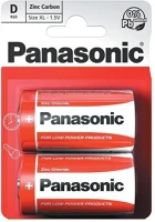 Panasonic R20RZ/2BP 1.5v d elem cink-szén (2db / csomag) kép