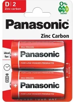 Panasonic redzinc r20rz/2bp Panasonic redzinc r20rz/2bp d/góliát cink-mangán tartós elem 2 db/csomag