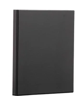 Panta plast 0316-0022-01 Gyűrűs könyv, panorámás, 4 gyűrű, 25 mm, a4, pp/karton, fekete kép
