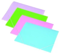 Panta plast COR_INP4103405 Gumis mappa, 15 mm, pp, a4, pasztell rózsaszín kép