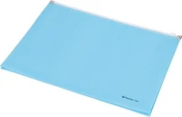 Panta plast COR_INP4103803 Irattartó tasak, a4, pp, cipzáras, talpas, pasztellkék kép
