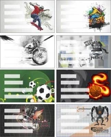 Panta plast COR_INP424000471 Füzetcímke, 24 db, 