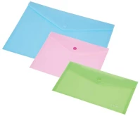 Panta plast INP410003603 Irattartó tasak, a5, pp, patentos, 160 mikron, pasztellkék kép