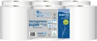 Paperdi RL8M180 FEHÉR Kéztörlő 2 rétegű tekercses átmérő: 20 cm 100% cellulóz 486 lap/180 kép