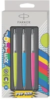 Parker 07.02954 Golyóstoll  royal jotter pop art trio lime/sky blue/pink kép