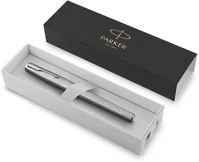 Parker 1931605 töltőtoll, ezüst színű klip, rozsdamentes csiszolt tolltest, parker kép
