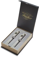 Parker 7030288009 Golyóstoll+töltőtoll bronz test, fekete klipsz  royal im monochrome kép