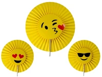 Party 32219 Dekoráció napocska 3 db-os utolcsó csomag kép