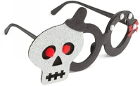 Party 58117C Halloween-i  szemüveg - csillogó koponya () kép