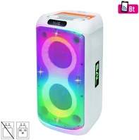 Party PAR216WH hangfal, 60 W, 2-utas bassz-reflex, 3 hangszóró, Bluetooth, MP3, digitális kép