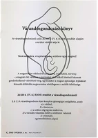 Pátria C.3341-39/2016 Nyomtatvány várandósok gondozási könyve kép
