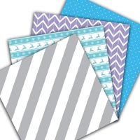 Pátria PPP0200-0051 Karácsonyi kreatív scrapbookpapírok 30x30 cm 24 lap ezüst kép