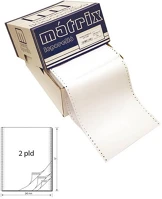 Pátria PPP1031-2240 Leporelló matrix 240x12 coll 2 példányos 4 collonként perforált 900 garn./doboz kép