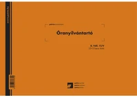Pátria 25X3 Óra nyilvántartó 25x3 lapos tömb a/4 fekvő kép