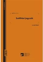Pátria 25X5 Szállítási jegyzék 25x5 lapos tömb a/4 álló kép