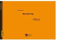 Pátria LAP 50X3 Műveleti lap 50x3 lapos tömb a/4 fekvő kép