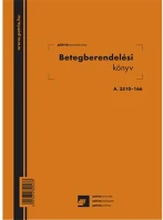 Pátria PATA_3510-166 Betegberendelési könyv 56 lapos füzet 165x230 mm kép