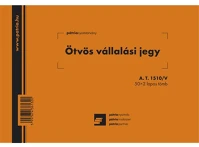 Pátria PATA_T_1510_V Ötvös vállalási jegy 50x2 lapos tömb 203x140 mm kép