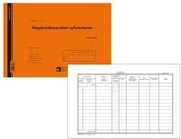 Pátria PATA_T_M-13_UJ Gépjármű használati nyilvántartás 25 lapos tömb a/4 fekvő kép