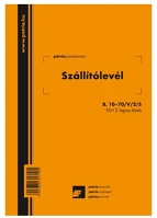 Pátria PATB_10-70_V_2_S Szállítólevél 50x2 lapos tömb a/5 álló kép