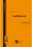 Pátria PATB_10-70_V_3_50 Szállítólevél 50x3 lapos tömb a/5 álló kép