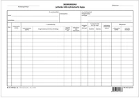 Pátria PATB_12-179_UJ Munkaruha juttatási idő nyilvántartó lap a/4 fekvő kép