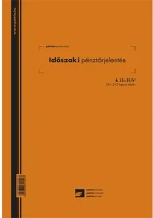 Pátria PATB_13-21_V Időszaki pénztárjelentés 25x2+2 lapos tömb a/4 álló kép