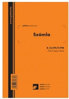 Pátria PATB_13-374_B_V_PM Számla 25x4 lapos tömb a/5 álló kép
