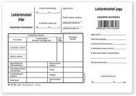 Pátria PATB_14-19 Leltárfelvelvételi jegy készletek felvételére 100 lapos tömb a/5 fekvő kép
