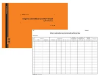 Pátria PATB_15-46 Szigorú számadású nyomtatványok nyilvántartása 25 lapos tömb a/4 kép