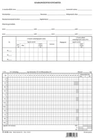 Pátria PATB_18-48 Szabadságnyilvántartás szabadlap a/4 álló kép