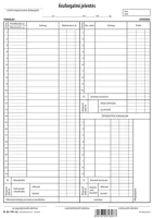 Pátria PATB_22-19 Áruforgalmi jelentés 50x3 lapos tömb a/4 álló kép