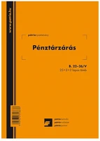 Pátria PATB_22-26_V Pénztárzárás 25x2+2 lapos tömb a/5 álló kép
