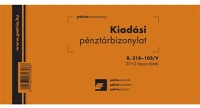 Pátria PATB_318-103_V Kiadási pénztárbizonylat 25x2 lapos tömb 203x102 mm kép
