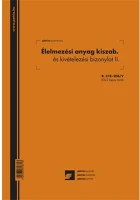 Pátria PATB_318-206_V Élelmezési anyag kiszabási és kivételezési bizonylat ii. 50x2 lapos kép