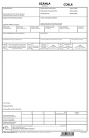 Pátria PATB_7300-550_A_UJ_PM Deviza számla (invoice) 5 lapos garn. kép