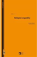 Pátria PATB_VALL_341_I_V Belépési engedély 50x2 lapos tömb 250x350 mm vegykezelt kép