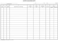 Pátria PATC_3212-22 Letét elszámolási ív szabadlap a/4 álló kép