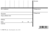 Pátria PATC_3321-75 Röntgen tüdőkataszter tasak 160x120 mm kép