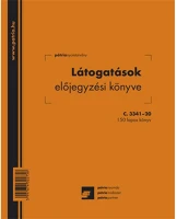 Pátria PATC_3341-20 Látogatásokat előjegyző könyv 150 lapos 206x173 mm kép