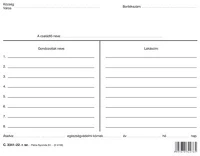 Pátria PATC_3341-22 Gondozottak tasakja 220x160 mm kép